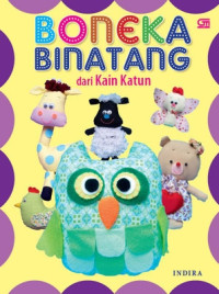 Boneka Binatang Dari Kain Katun / Indira