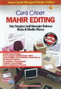 Image of Cara Cepat Mahir Editing / Harlis Kurniawan