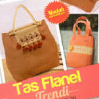 Image of Tas Flanel Trendi: 100% jahit tangan / Andi,e